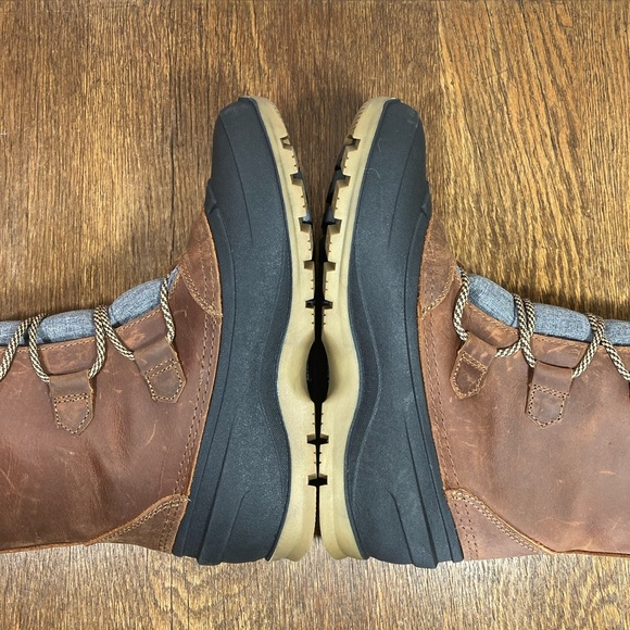 Kamik Snowgem Lace Up Waterproof Boot Women’s Size 7 Cognac - Picture 6 of 13